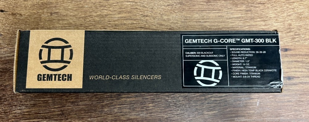 Gemtech G-Core GMT-300 Suppressor USED-img-2