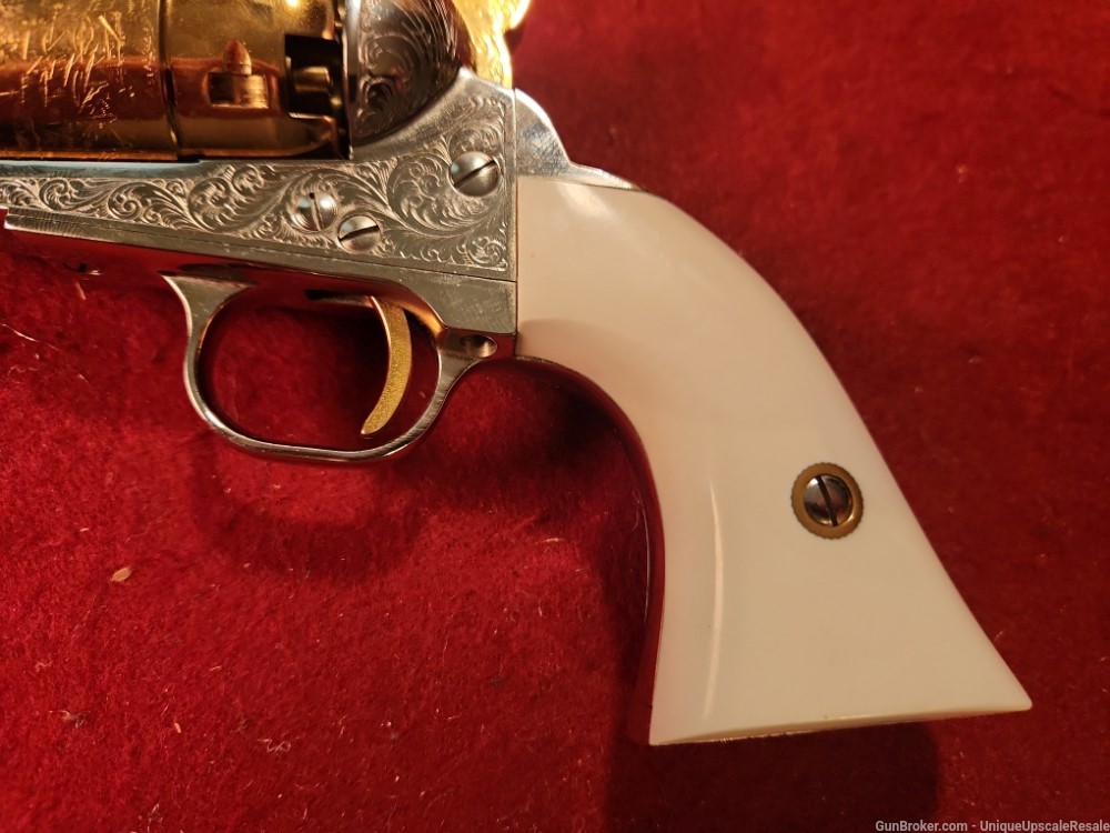Pietta model 1860 Army 44 caliber revolver engraved NEW!-img-11