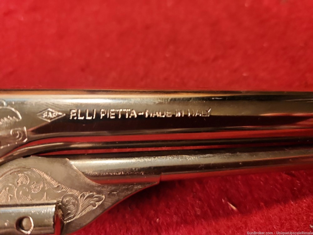 Pietta model 1860 Army 44 caliber revolver engraved NEW!-img-5