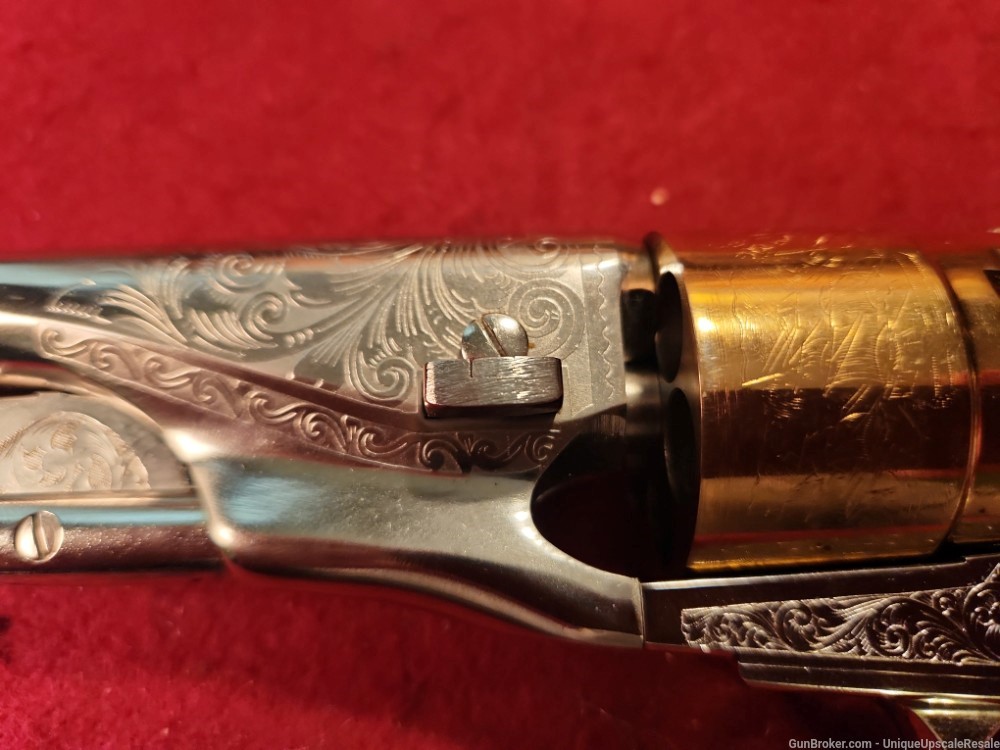 Pietta model 1860 Army 44 caliber revolver engraved NEW!-img-13