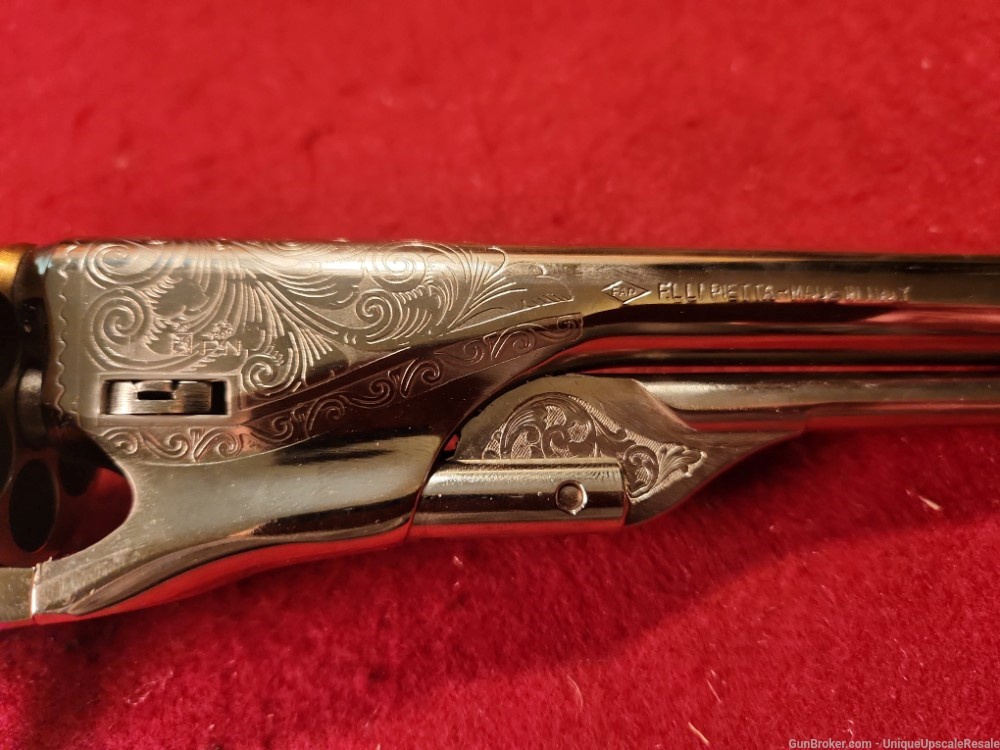 Pietta model 1860 Army 44 caliber revolver engraved NEW!-img-4