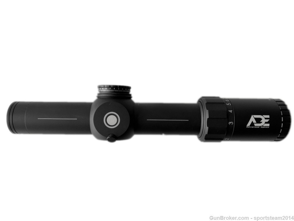 ADE 1-8x28 FFP Front Focal Plain Riflescope with MOA Reticle , 34mm tube-img-9