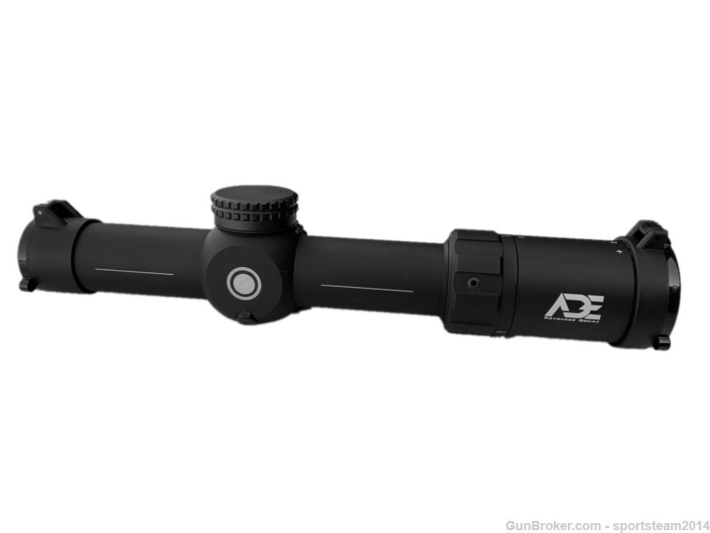 ADE 1-8x28 FFP Front Focal Plain Riflescope with MOA Reticle , 34mm tube-img-0