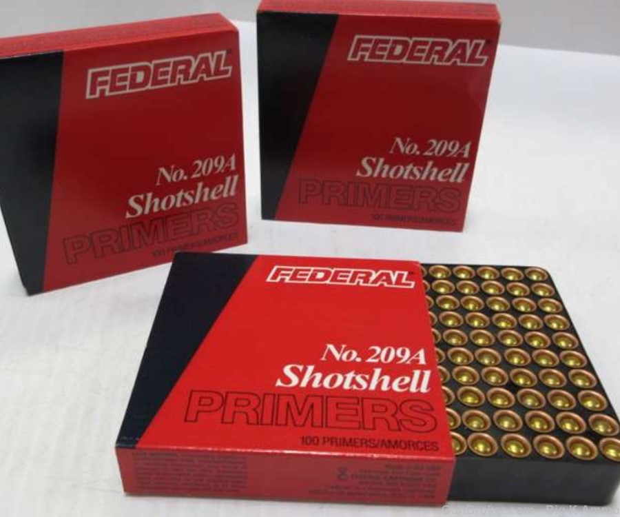 Federal 209A Primers (300 count) no. 209A shotshell primers 209 (300 ct)-img-0