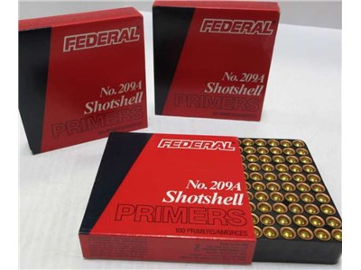Federal 209A Primers (300 count) no. 209A shotshell primers 209 (300 ct)