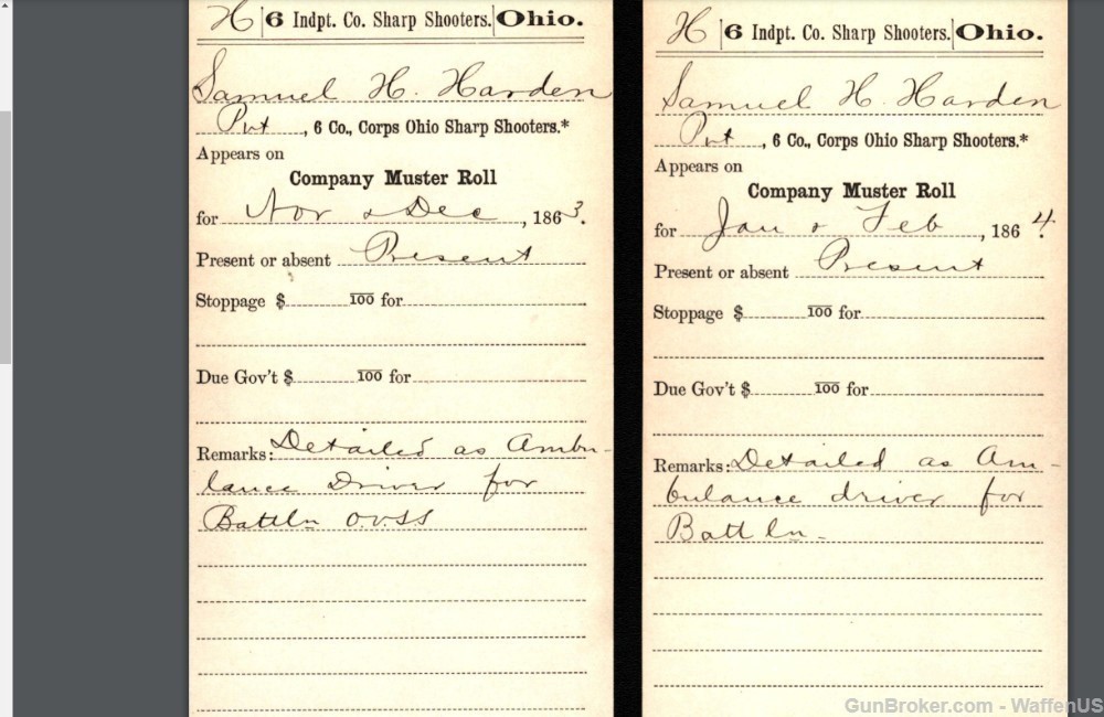 Spencer 1860 rifle DOCUMENTED & ID'D 6th OH SHARPSHOOTERS w/soldier records-img-12