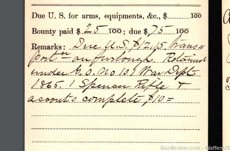 Spencer 1860 rifle DOCUMENTED & ID'D 6th OH SHARPSHOOTERS w/soldier records-img-16