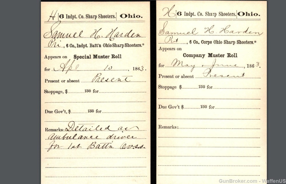 Spencer 1860 rifle DOCUMENTED & ID'D 6th OH SHARPSHOOTERS w/soldier records-img-10