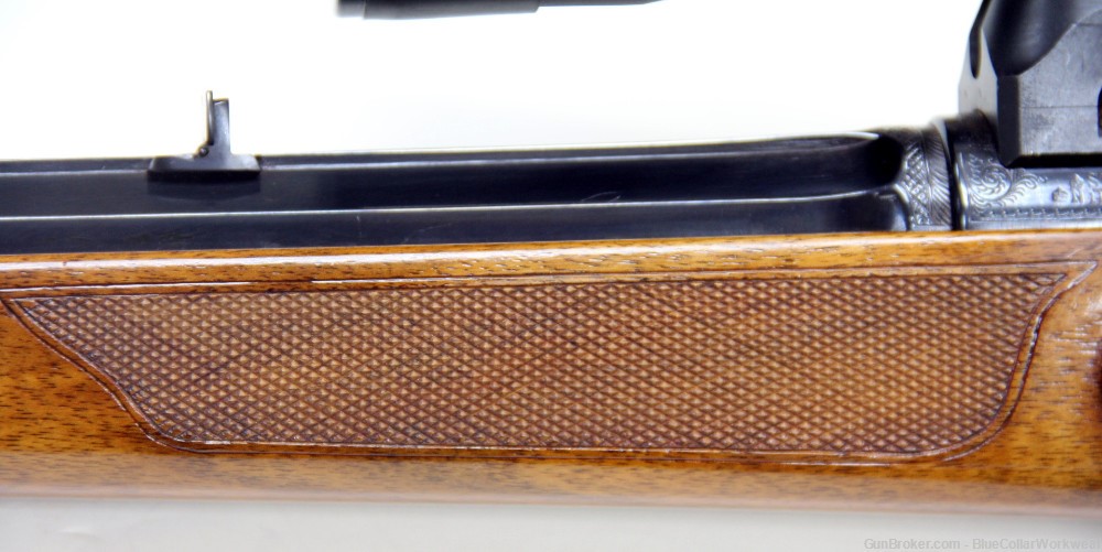 Custom engraved Mauser 98 8mm J Mauser double trigger 24" Mint-img-24