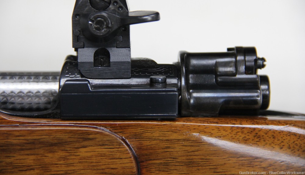 Custom engraved Mauser 98 8mm J Mauser double trigger 24" Mint-img-19