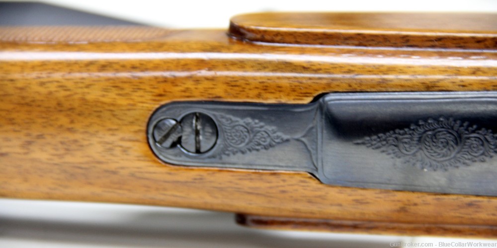 Custom engraved Mauser 98 8mm J Mauser double trigger 24" Mint-img-33