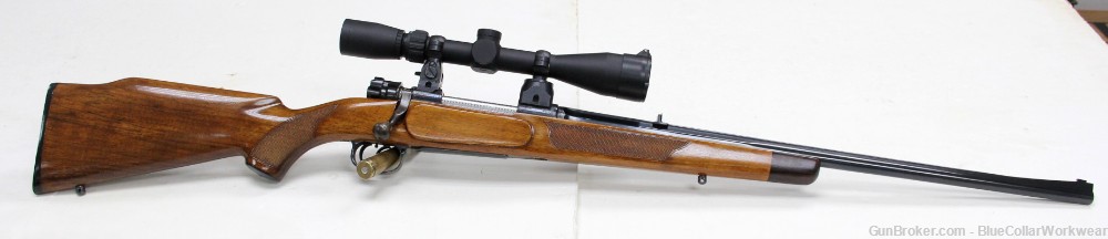 Custom engraved Mauser 98 8mm J Mauser double trigger 24" Mint-img-0