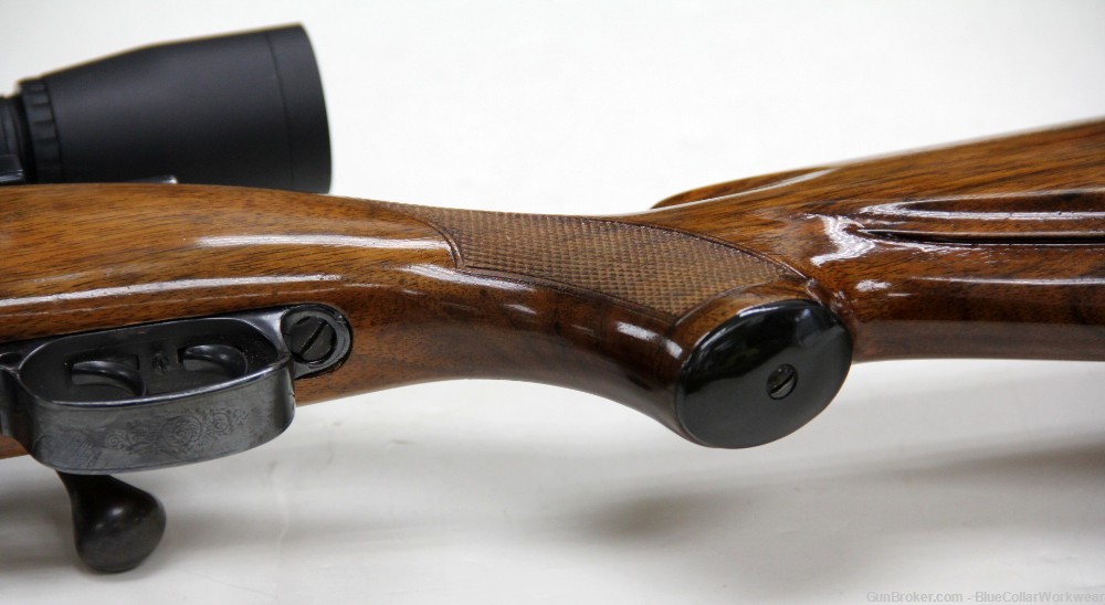 Custom engraved Mauser 98 8mm J Mauser double trigger 24" Mint-img-30