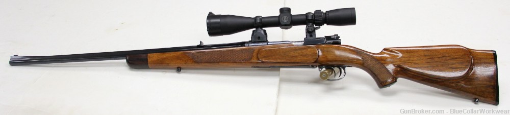Custom engraved Mauser 98 8mm J Mauser double trigger 24" Mint-img-14