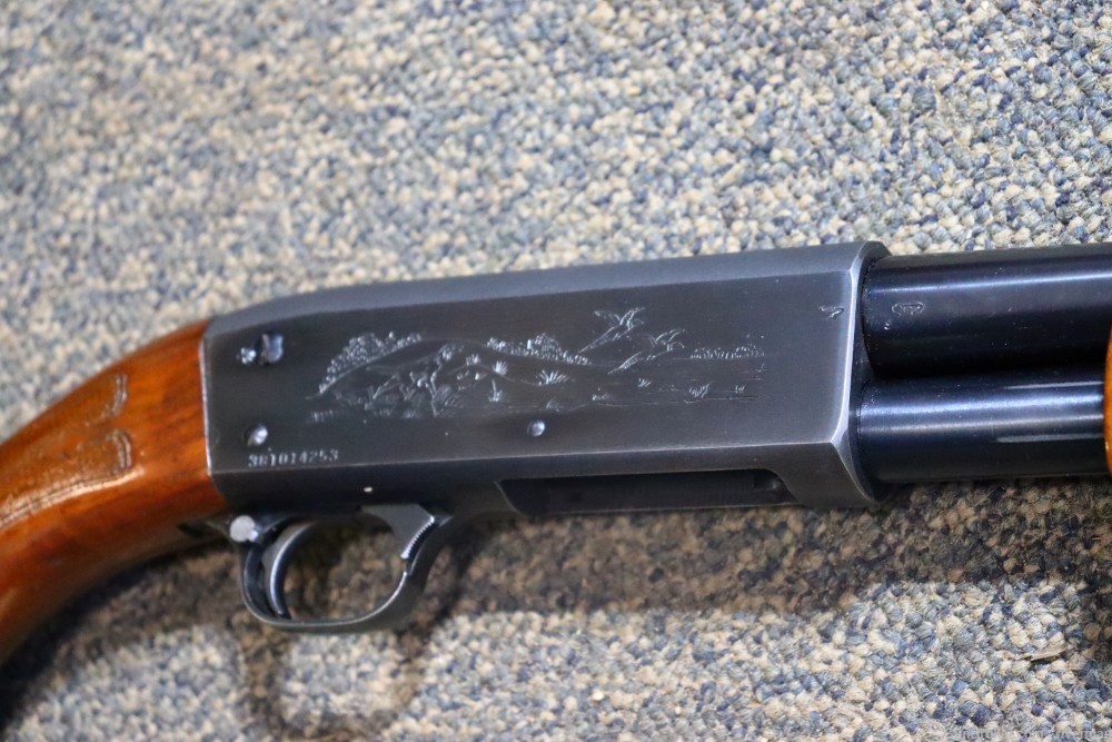 Ithaca Model 37 Featherlight Pump Action 20 Gauge Shotgun (SN#381014253)-img-2