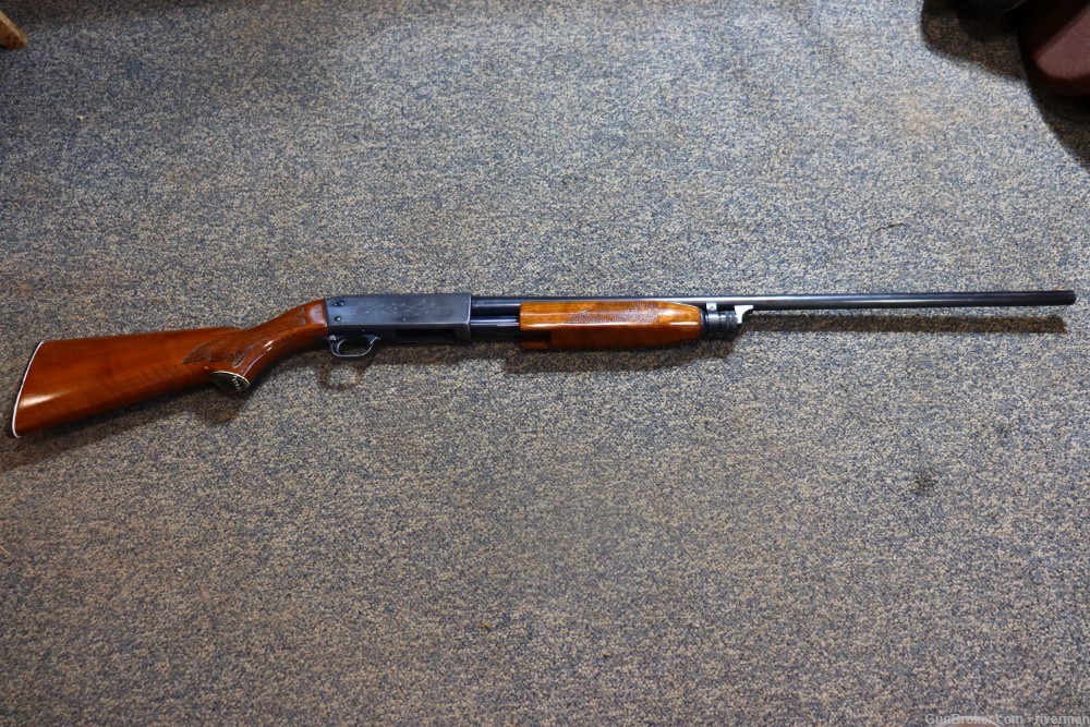 Ithaca Model 37 Featherlight Pump Action 20 Gauge Shotgun (SN#381014253)-img-0