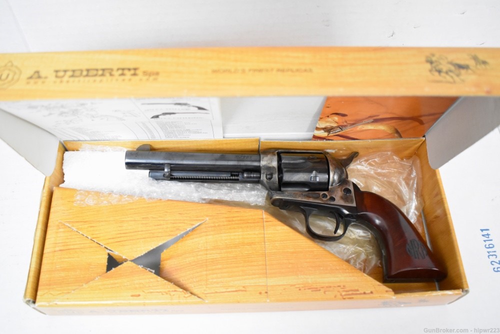 Uberti 1873 SAA .45 Colt SFS NRA model 356019 4 Click action MINT IN BOX!-img-1