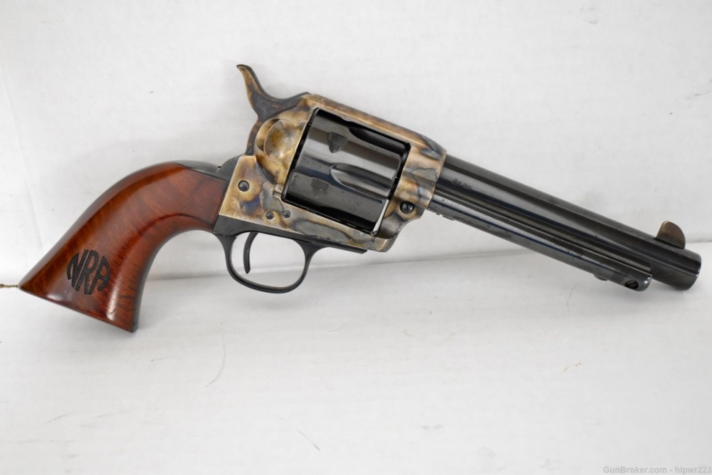 Uberti 1873 SAA .45 Colt SFS NRA model 356019 4 Click action MINT IN BOX!-img-0