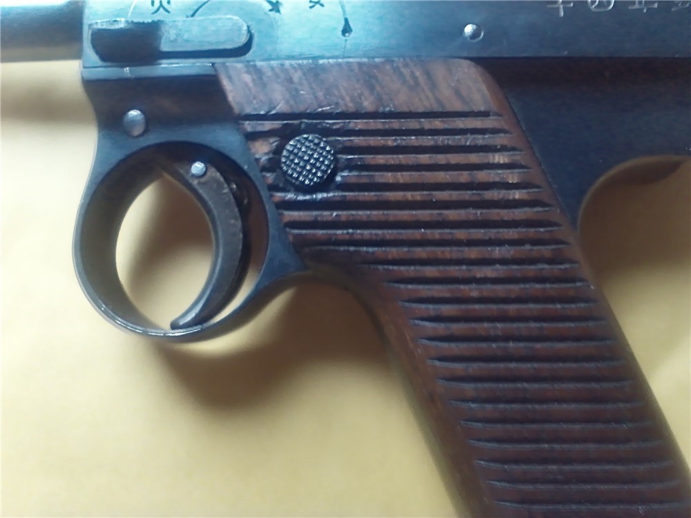 Vintage 1937 Japanese Nambu pistol-img-12