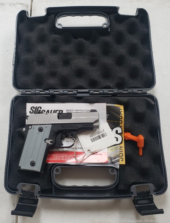 SIg Sauer P238 380 ACP 2.7" Pistol, 2-Tone, California (238-380-TSS2-CA)-img-2