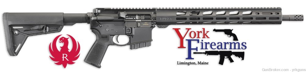 Ruger AR-556 MPR 350LEGEND 16" M-LOK Elite 452 Trigger AR Rifle NEW 8532-img-0
