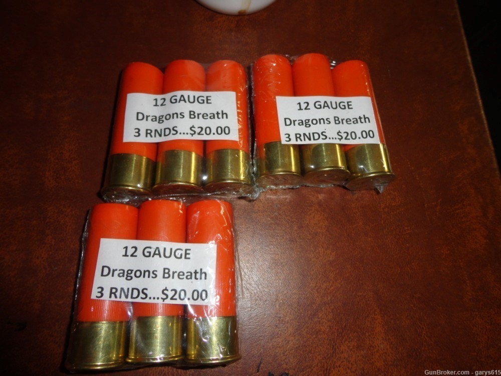 12 gauge Dragons Breath, 9 rounds new-img-0