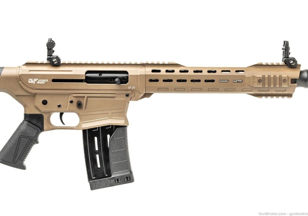 GFORCE ARMS GF25 12GA 18.5IN AR STYLE SHOTGUN FDE-img-1