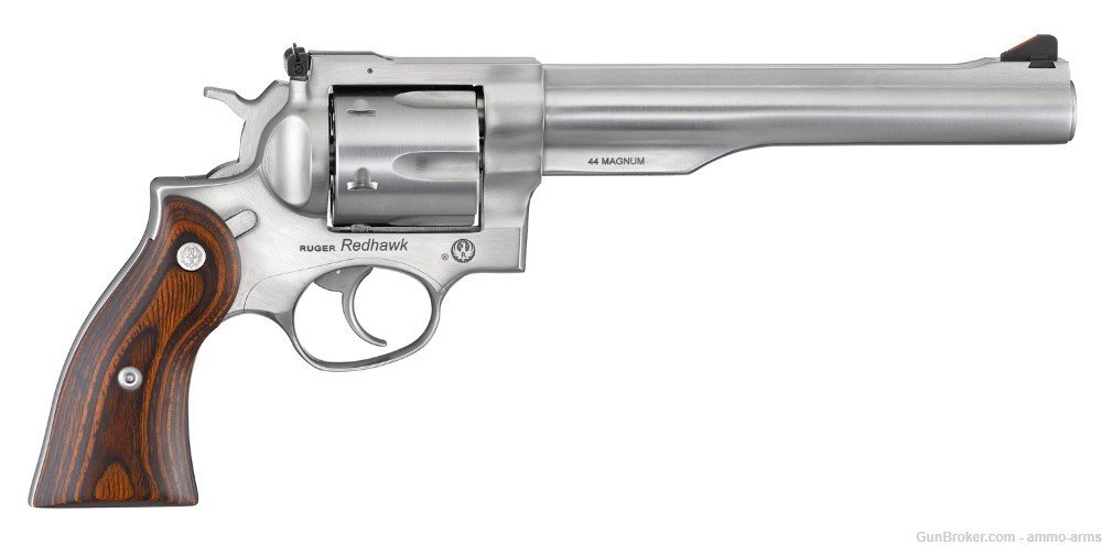 Ruger Redhawk Double Action .44 Mag 7.5" Satin Stainless 6 Rds 5041-img-1