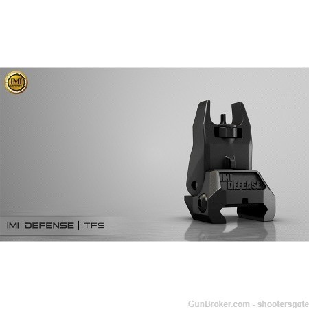 IMI DEFENSE TFS – Tactical FRONT Polymer Flip Up Sight, BLACK,FREE SHIPPING-img-1