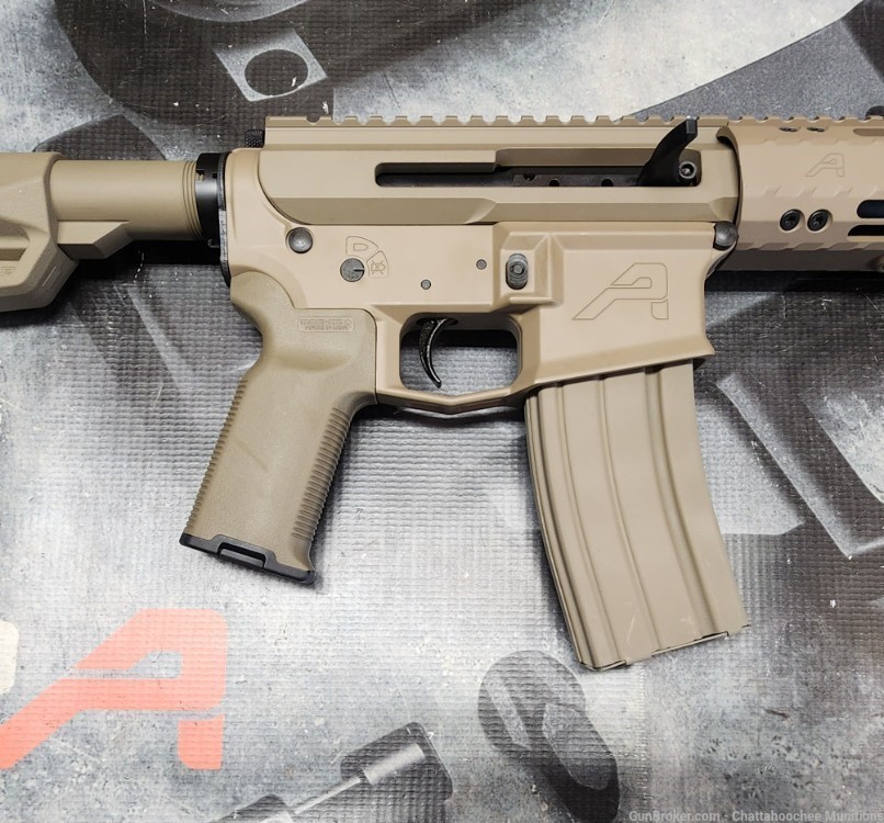 Aero Precision M4 and BCA Side Charging 50 Beowulf 16" Rifle FDE-img-4