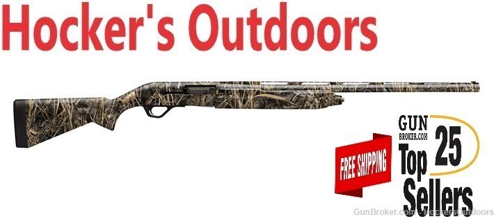 Winchester Repeating Arms 511303392 SX4 Waterfowl Hunter 12 Gauge 3”-img-0