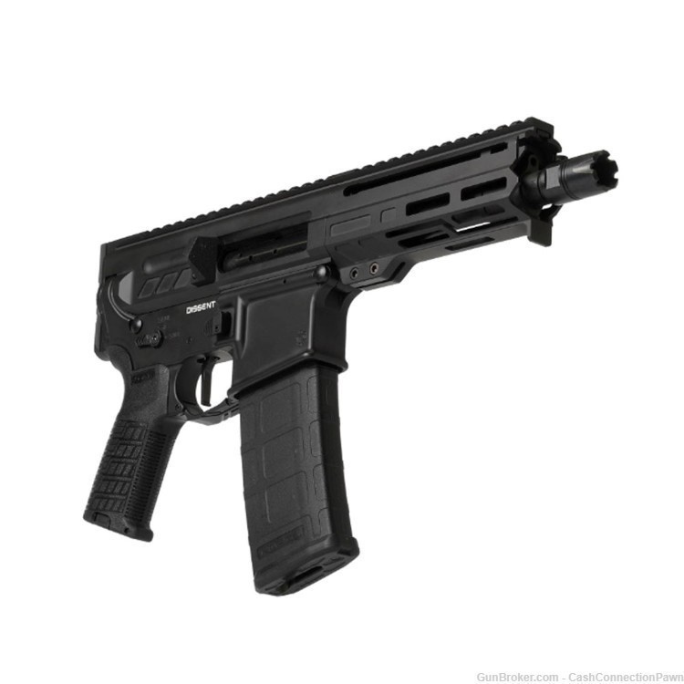 CMMG Dissent Mk4 5.56mm 6.5in 30rd Armor Black Semi-Automatic AR Pistol NEW-img-0
