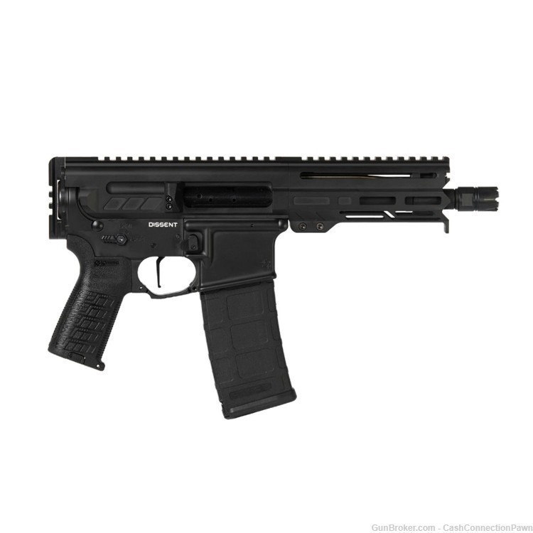 CMMG Dissent Mk4 5.56mm 6.5in 30rd Armor Black Semi-Automatic AR Pistol NEW-img-2