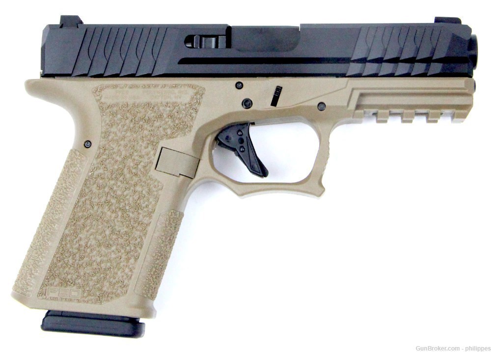 P80 PFC9 in FDE 9mm 15RD - Polymer 80 Complete Pistol Series-img-0