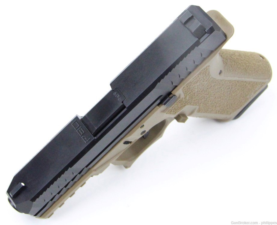 P80 PFC9 in FDE 9mm 15RD - Polymer 80 Complete Pistol Series-img-5