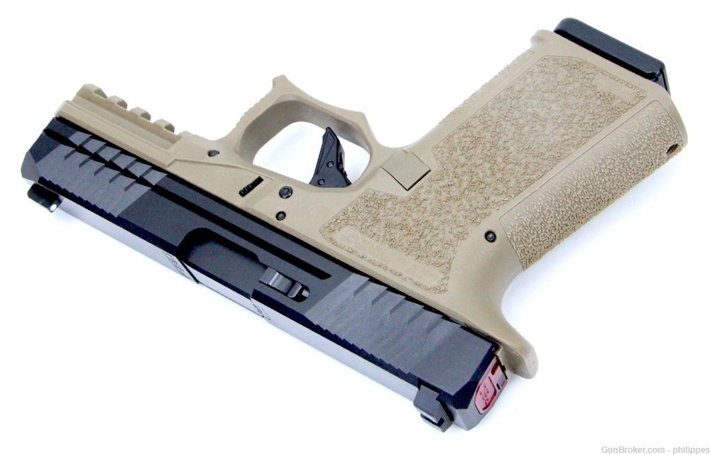 P80 PFC9 in FDE 9mm 15RD - Polymer 80 Complete Pistol Series-img-3
