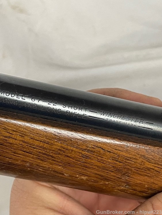 Winchester Model 67 single shot .22 Rifle in excellent condition C&R OK-img-20