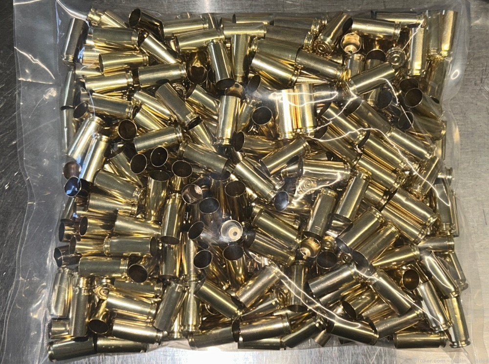 10mm Brass 350+ Pcs Once Fired Wet Stainless Cleaned!-img-0