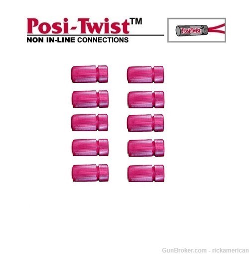 Posi-Twist 10-22 Gage (EX110R) In Line Connector, 10 PACK NEW! PT1022R-img-0