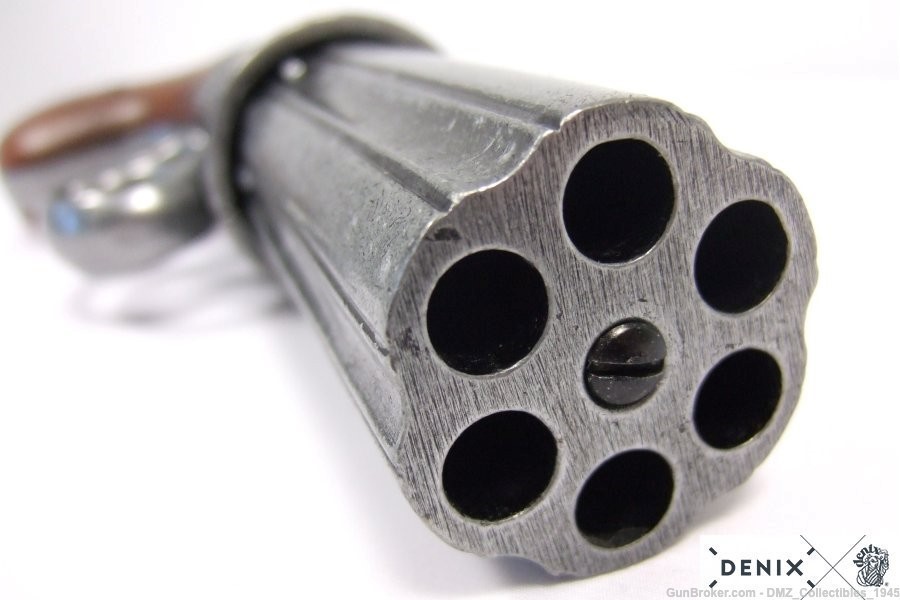 1840s NF Replica British Pepperbox Revolver Pistol by Denix of Spain-img-5