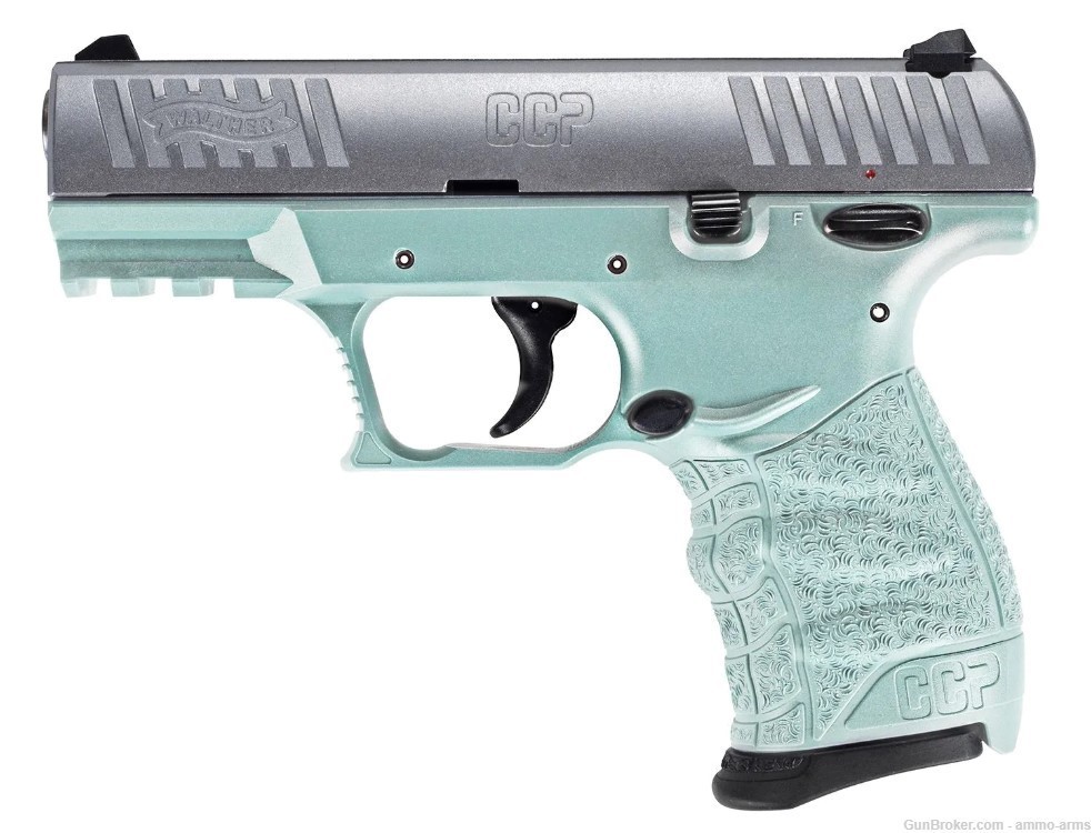 Walther Arms CCP M2+ 9mm Luger 3.54" Angel Blue 8 Rds 5083512-img-1