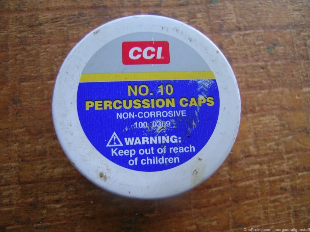 CCI #10 Percussion Caps Muzzle Loading (1) Tin of 100 -img-0