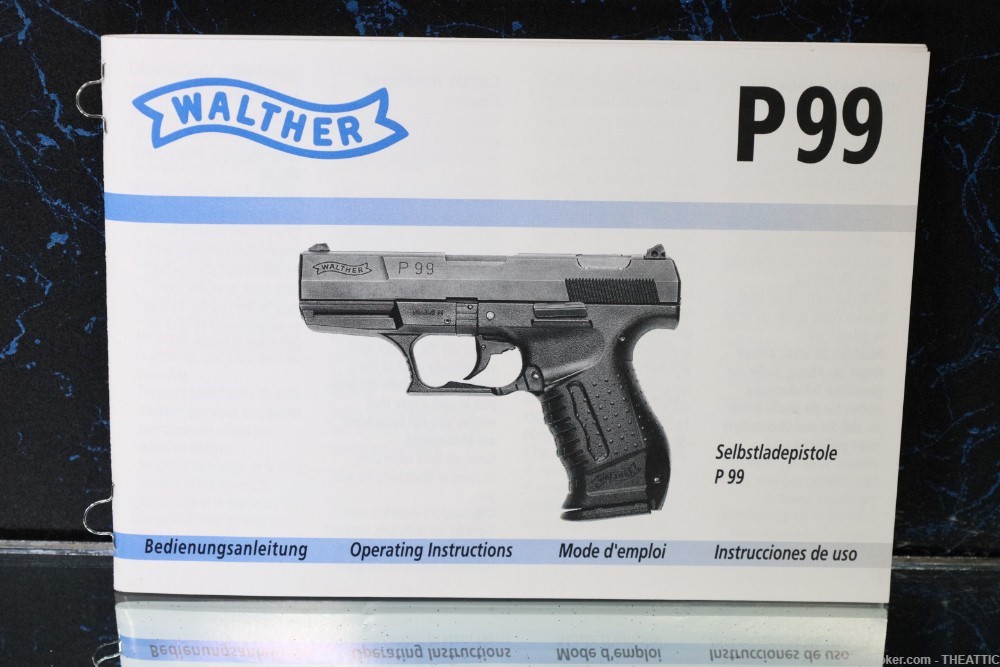 MINT CONDITION WALTHER P99 YEAR 2000 COMMEMORTIVE 9MM LUGER UNFIRED!-img-68