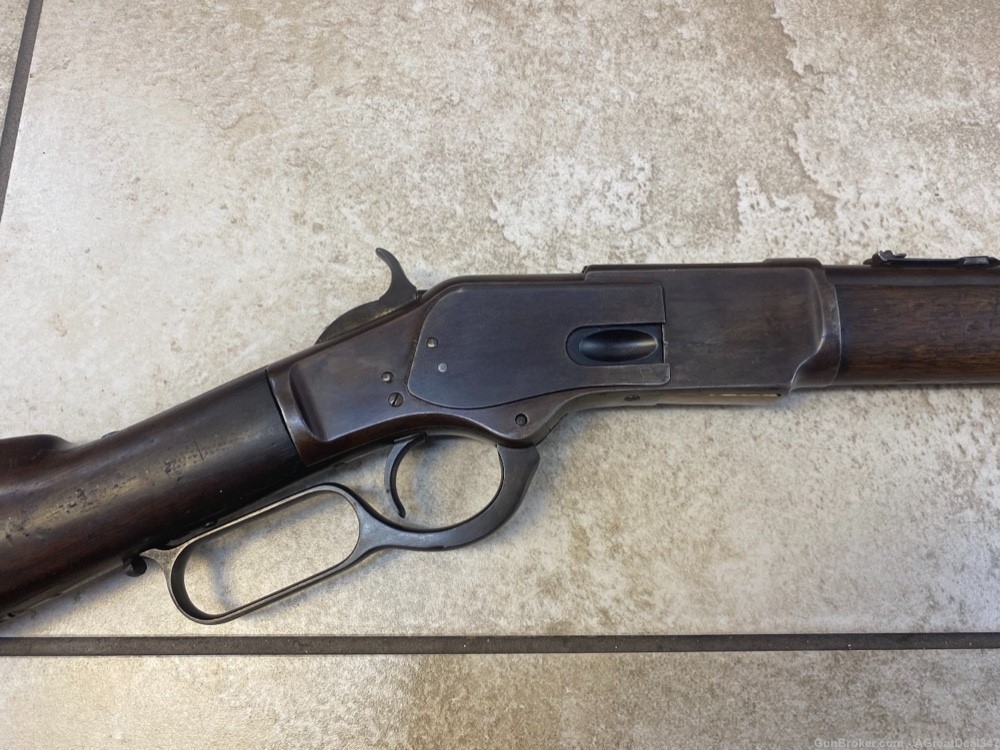 RARE! 20" Winchester 1873 Saddle Ring Carbine 1875 .44-40-img-14