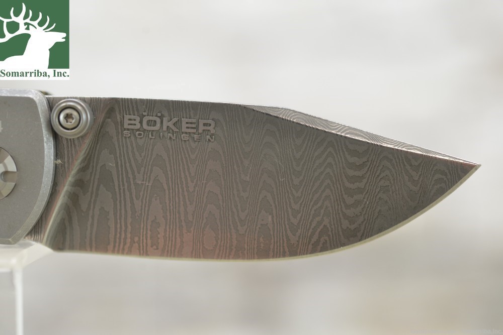 BOKER KNIFE 110662DAM M4 SHERMAN DAMASCUS 3.03" BLADE-img-5
