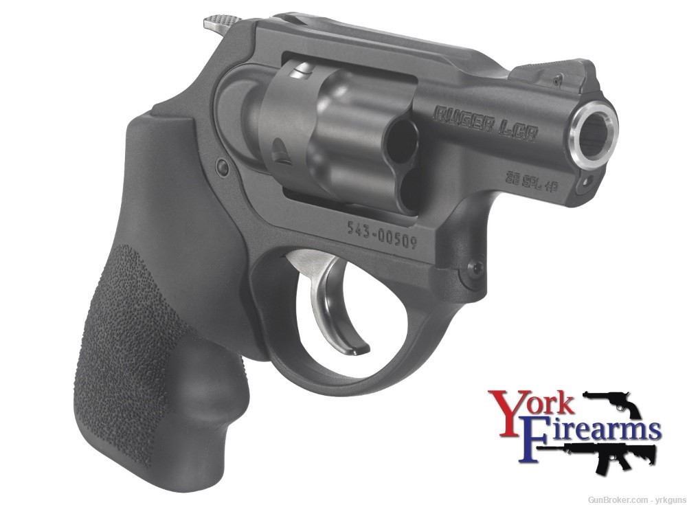 Ruger LCRx 38SPL +P  Matte Black Hogue Grip Revolver NEW 5430-img-1