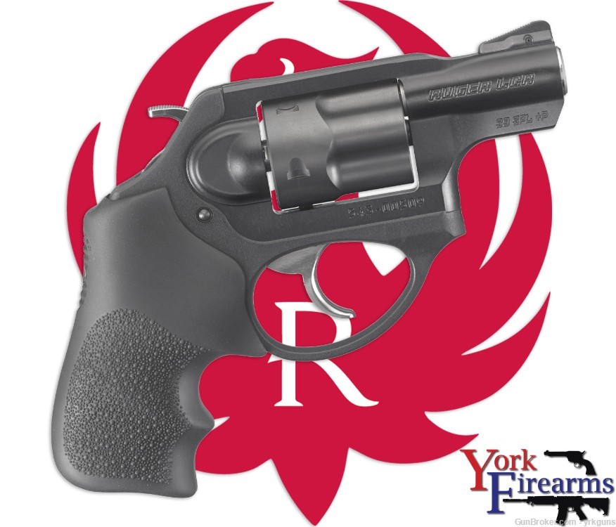 Ruger LCRx 38SPL +P  Matte Black Hogue Grip Revolver NEW 5430-img-0