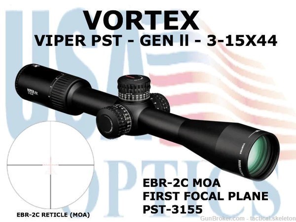 VORTEX, PST-3155, VIPER PST GEN II 3-15x44 EBR 2-C MOA-img-0