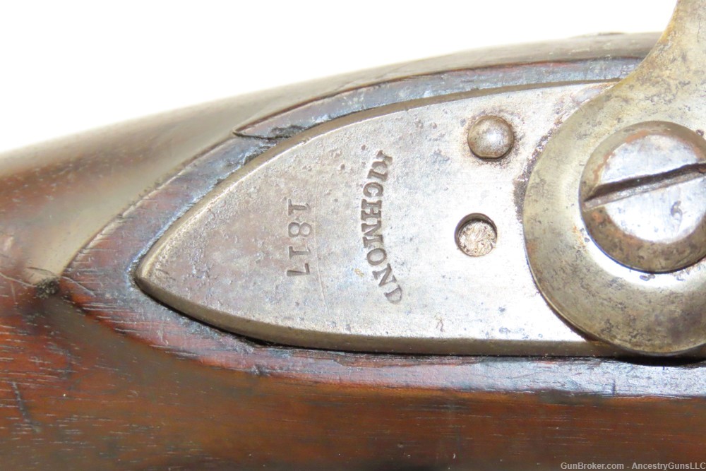 Antique CIVIL WAR Rare VIRGINIA MANUFACTORY Conversion CONFEDERATE Musket  -img-7