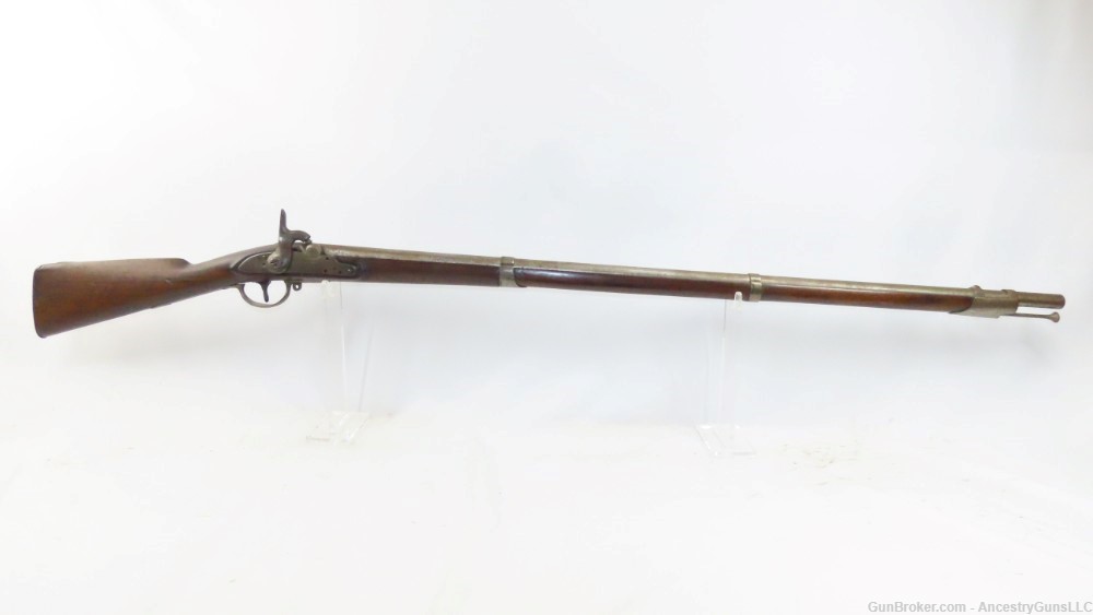 Antique CIVIL WAR Rare VIRGINIA MANUFACTORY Conversion CONFEDERATE Musket  -img-1